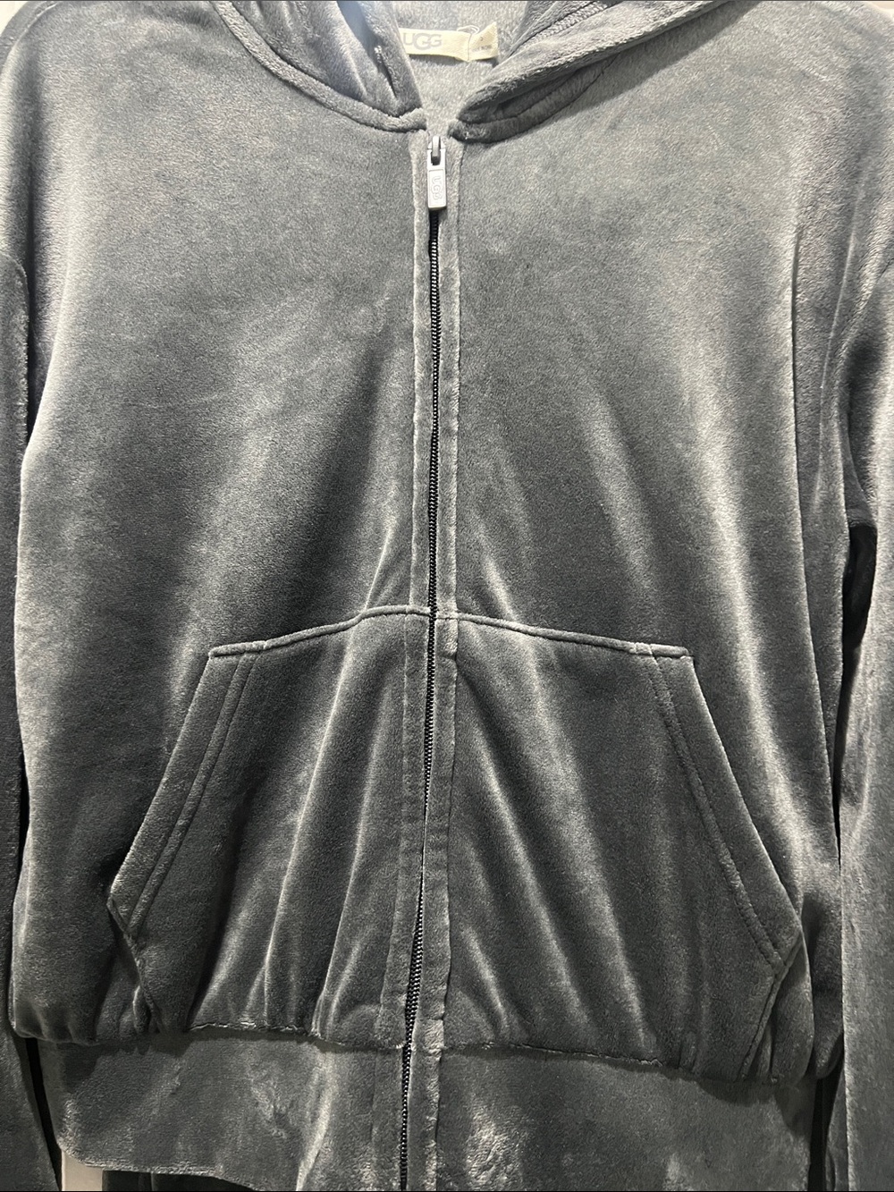 UGG Plush Set Hoodie and Pants - Gray - Picture 3 of 12